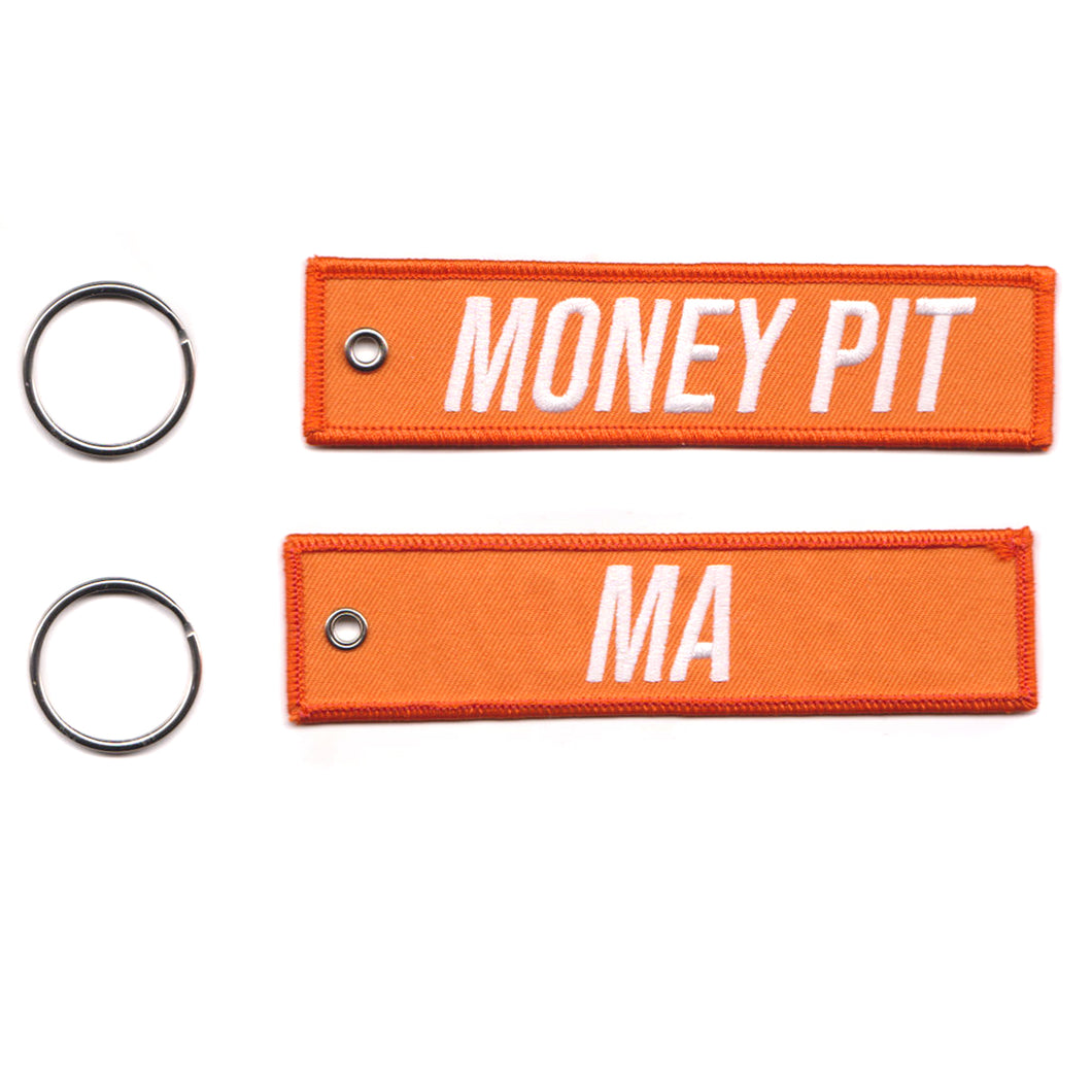 MA Money Pit Orange Jet Tag